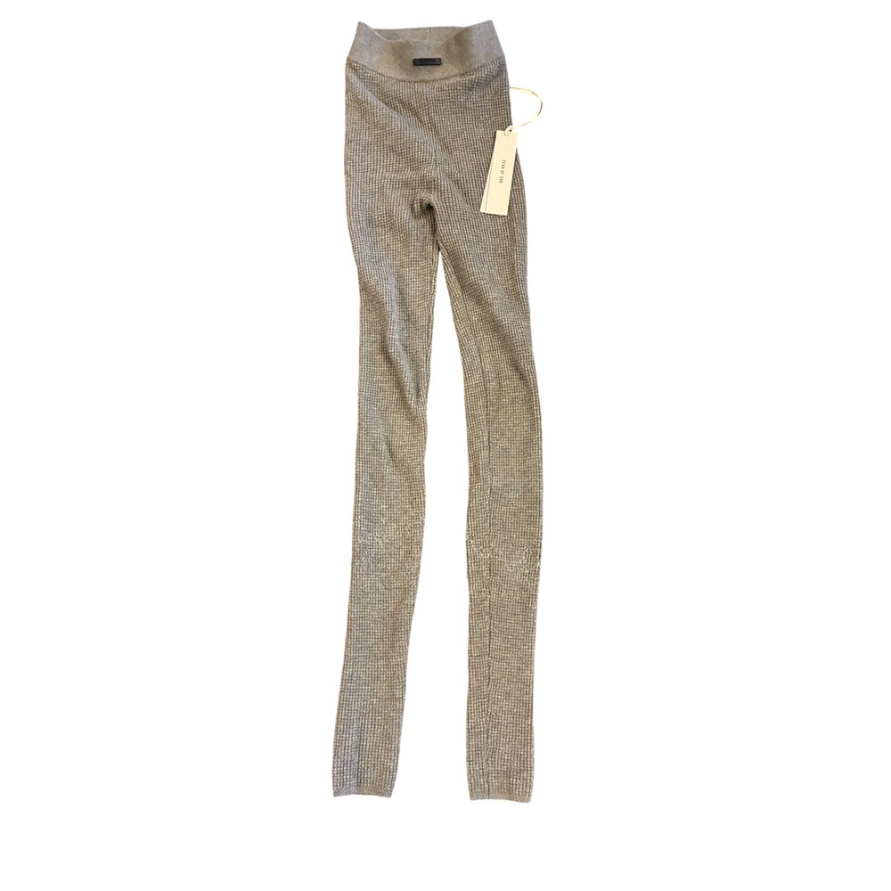 FEAR OF GOD ESSENTIALS Waffle Legging in Homestead Heather Size XS